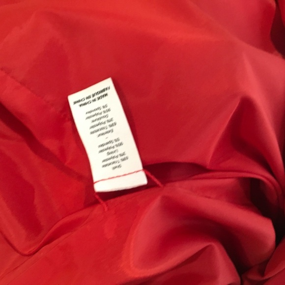 Cinq à Sept Red Ruffle Mini Dress - Picture 7 of 8